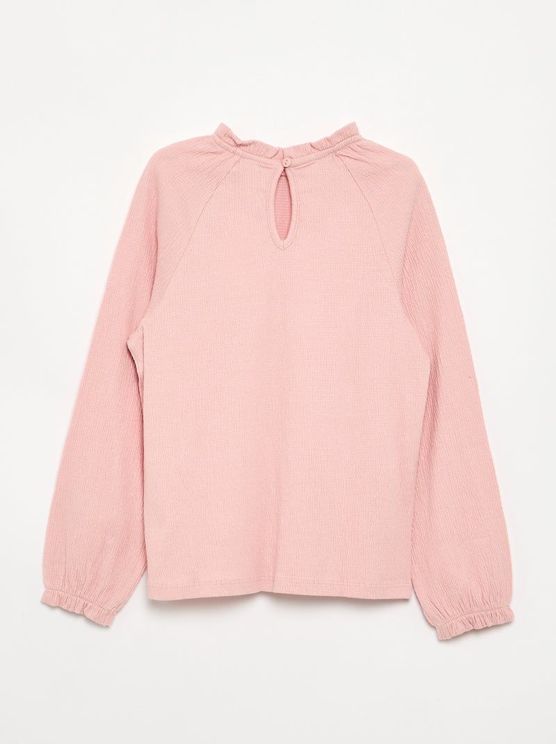 Chemisier effet blouse Rose - Kiabi