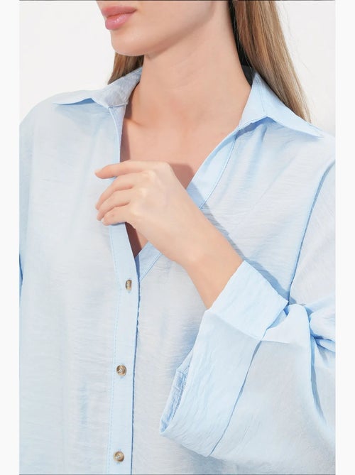 Chemisier femme en viscose et nylon bdart - Kiabi Chemisier femme en viscose et nylon bdart - Kiabi