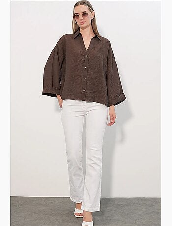Chemisier femme en viscose et nylon bdart