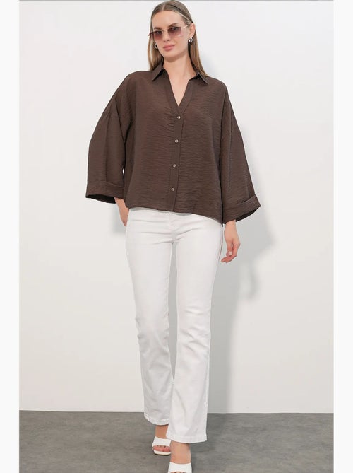 Chemisier femme en viscose et nylon bdart - Kiabi