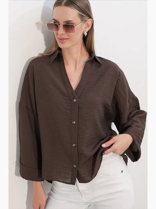 Chemisier femme en viscose et nylon bdart - Kiabi