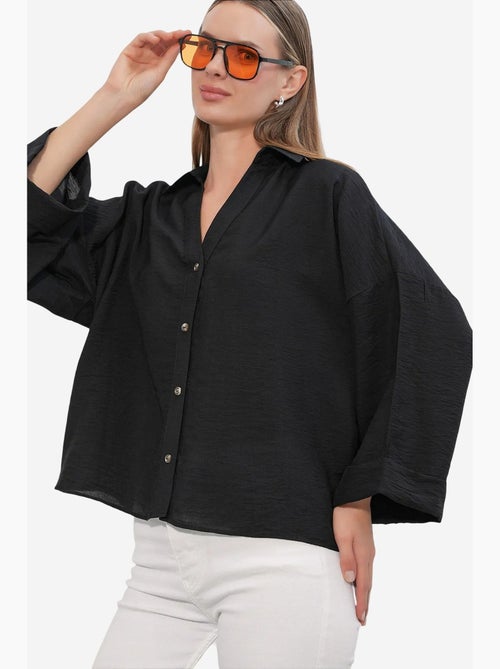 Chemisier femme en viscose et nylon bdart - Kiabi Chemisier femme en viscose et nylon bdart - Kiabi