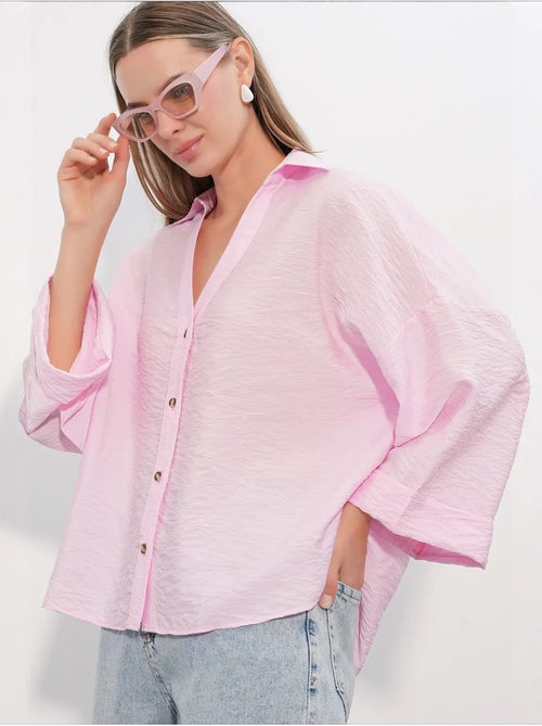 Chemisier femme en viscose et nylon bdart - Kiabi Chemisier femme en viscose et nylon bdart - Kiabi