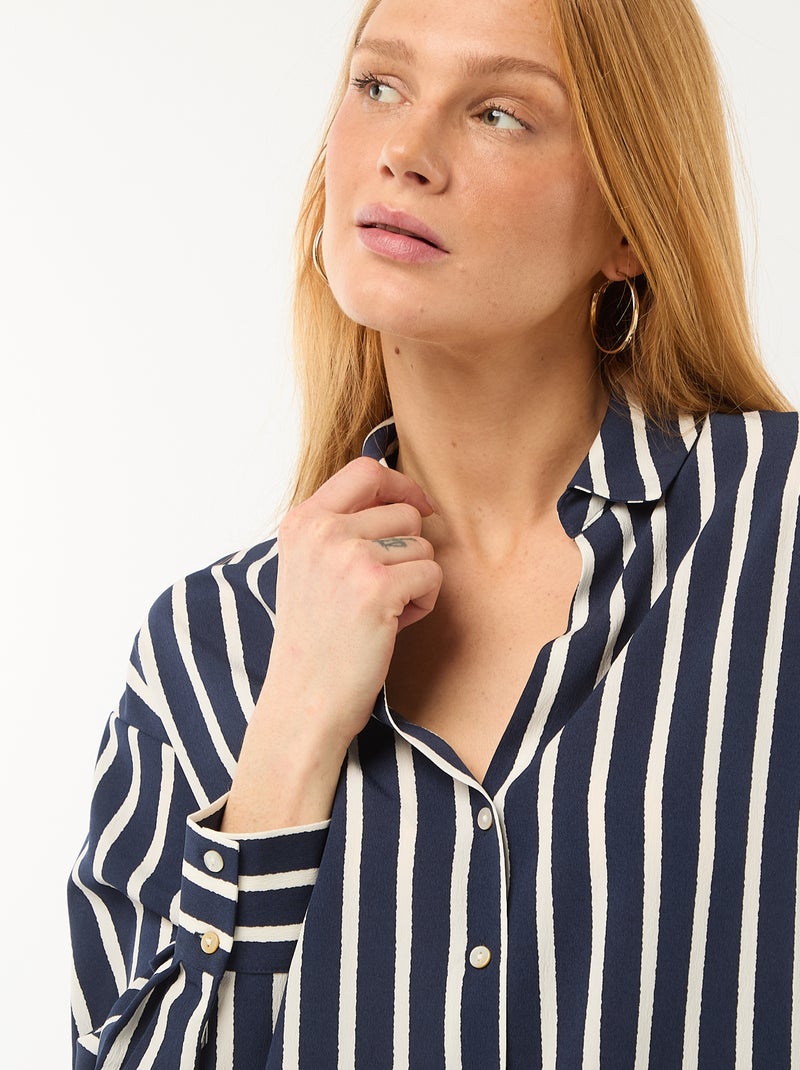 Chemisier Bleu ATMOSPHERE Pour Femme - Taille 12 - Occasion Très Bon État