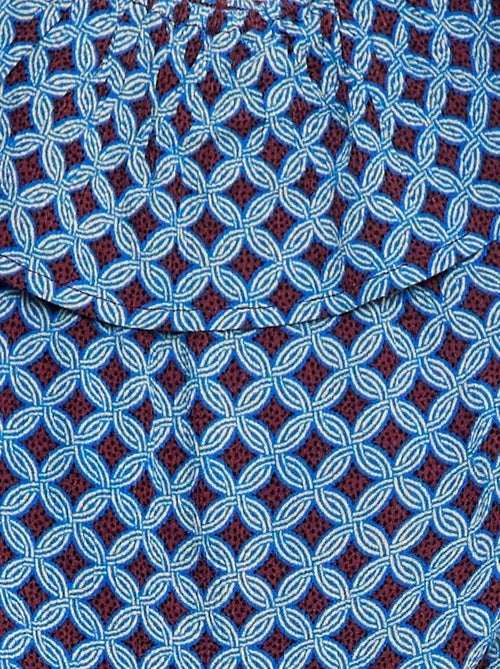 Chemisier sans manches boutonné volanté - Kiabi