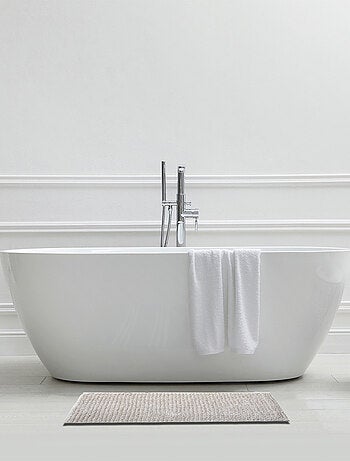 Chenille badmat 50x80 cm in effen polyester