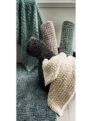 Chenille badmat 50x80 cm in effen polyester