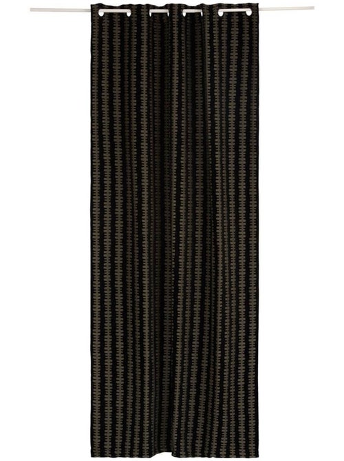 Chenille-lichtdoorlatend gordijn met oogjes - Kiabi Chenille-lichtdoorlatend gordijn met oogjes - Kiabi