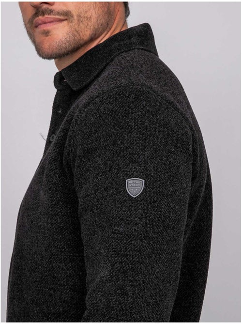 Chenille polotrui met knoopkraag loctobir - Kiabi Chenille polotrui met knoopkraag loctobir - Kiabi