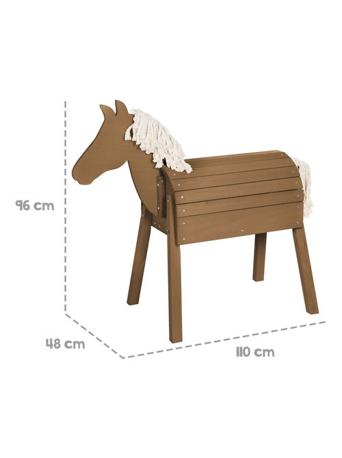 Cheval de jardin en bois massif résistant pour enfant 'Outdoor+' ROBA - Kiabi Cheval de jardin en bois massif résistant pour enfant 'Outdoor+' ROBA - Kiabi