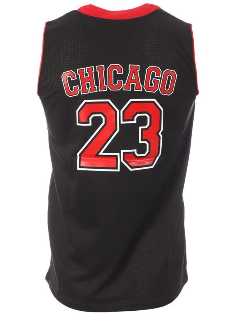 Chicago 23 Basketbalshirt Zwart Heren Sport Zone Zwart - Kiabi