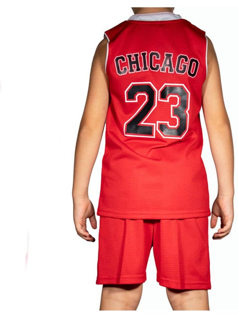 Chicago bulls basketbalset rood/zwart kinderen sport zone Rood - Kiabi
