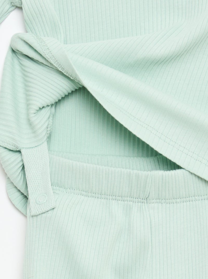 Chill pyjamaset van jerseytricot Blauw - Kiabi