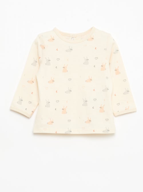 Chill pyjamaset van katoenjersey - Kiabi