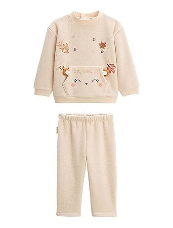 Chincha 2-delige fleece kinderpyjama