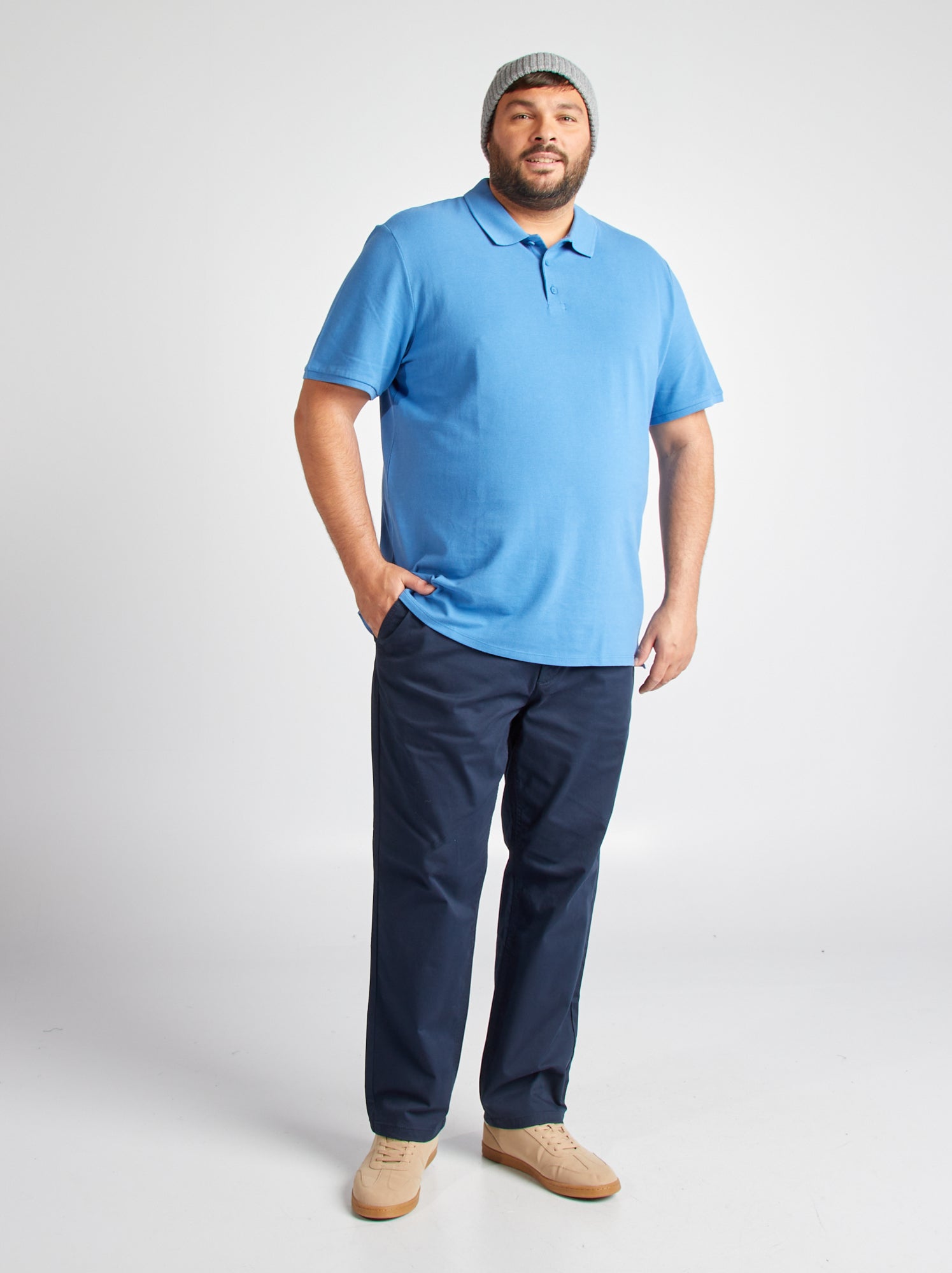 Short Chino Kiabi Marine Taille 38 Pour Homme - Occasion Très Bon état Bleu