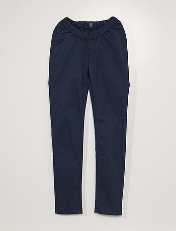 Chino à taille élastiquée - collection facile à enfiler