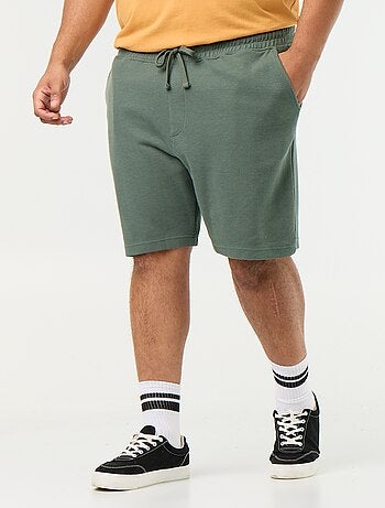 Chino bermuda met elastische taille