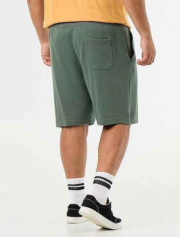 Chino bermuda met elastische taille