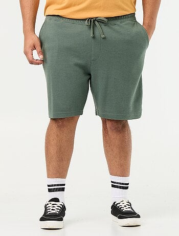 Chino bermuda met elastische taille