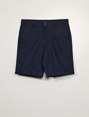 Chino bermuda met linnen - Kiabi