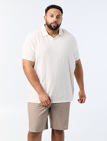 Chino bermuda met trekkoordjes