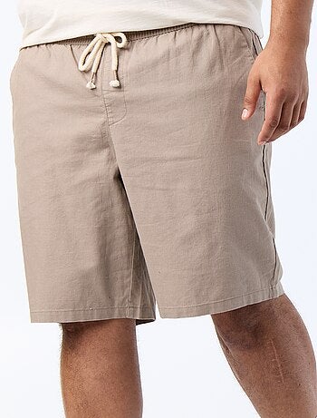 Chino bermuda met trekkoordjes