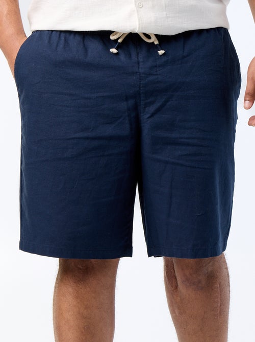 Chino bermuda met trekkoordjes - Kiabi