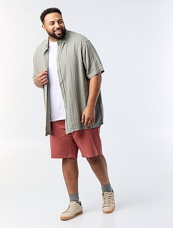 Chino bermuda van katoentwill