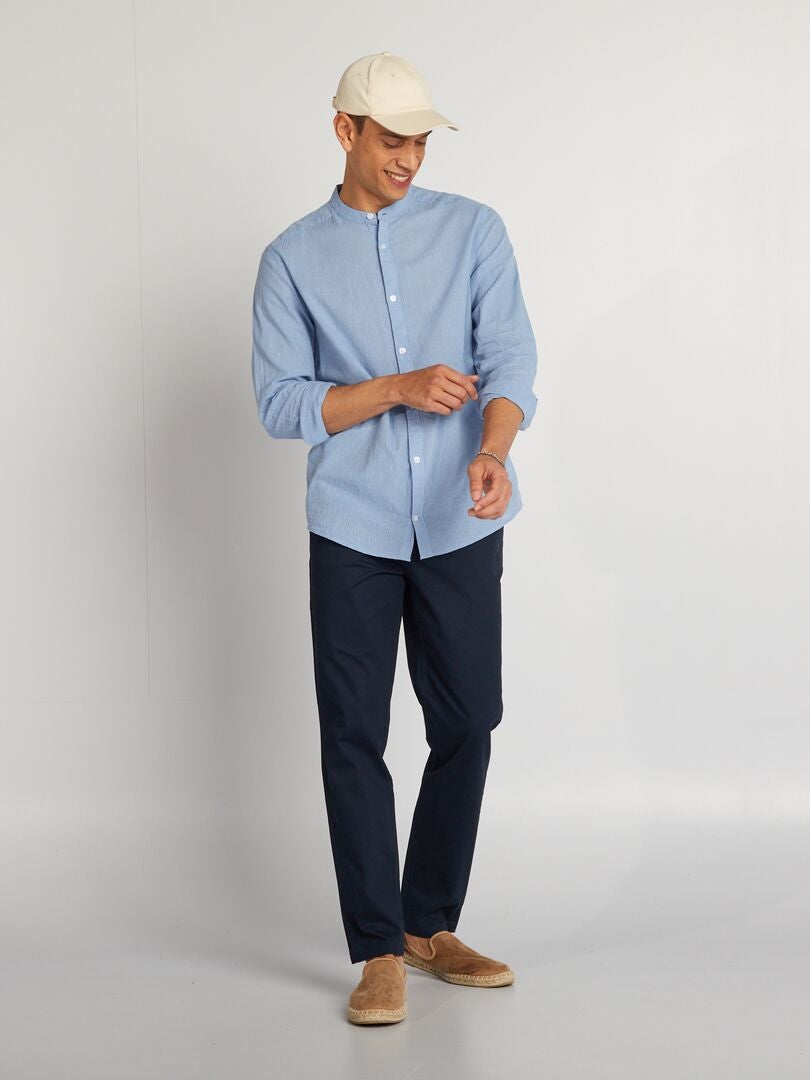 broek met elastische tailleband