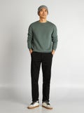 Chino broek van stretchkatoen L34 ZWART - Kiabi