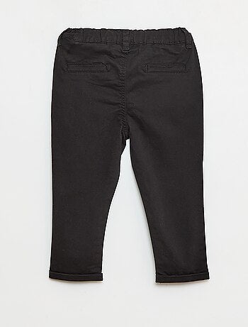 Chino droit en coton stretch