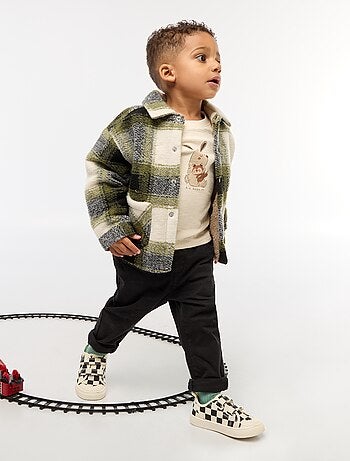 Chino droit en coton stretch