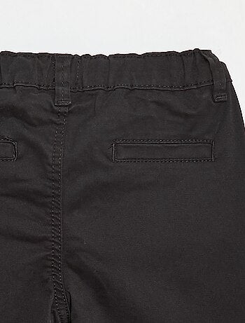 Chino droit en coton stretch