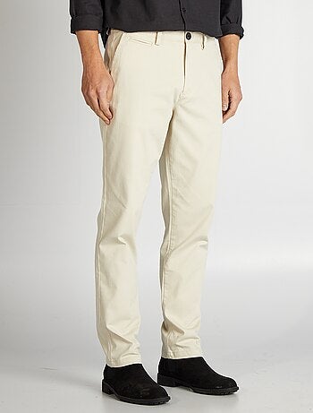Chino en twill coupe slim