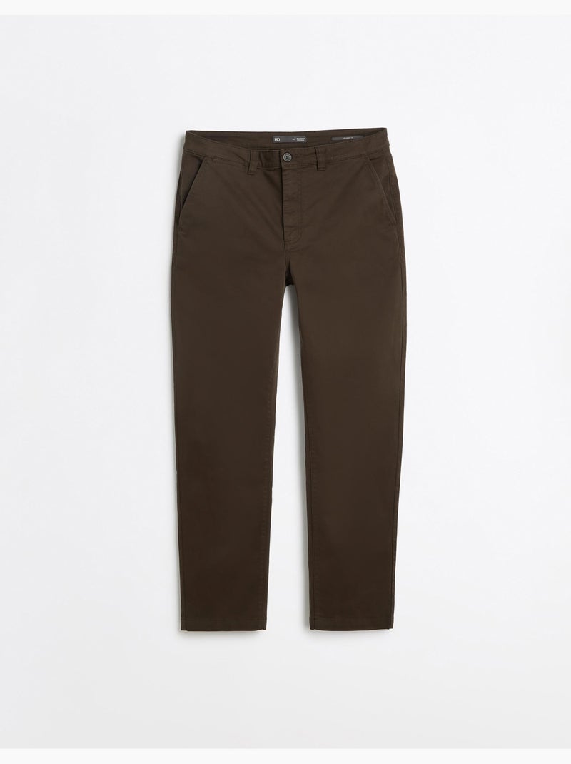 Chino rechte broek, mo fashion Bruin - Kiabi