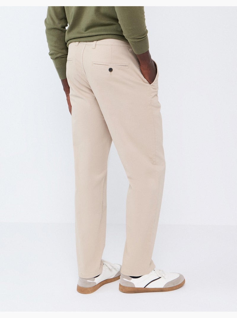 Chino rechte broek, mo fashion Grijs - Kiabi