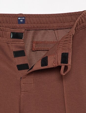 Chino regular uni - collection facile à enfiler