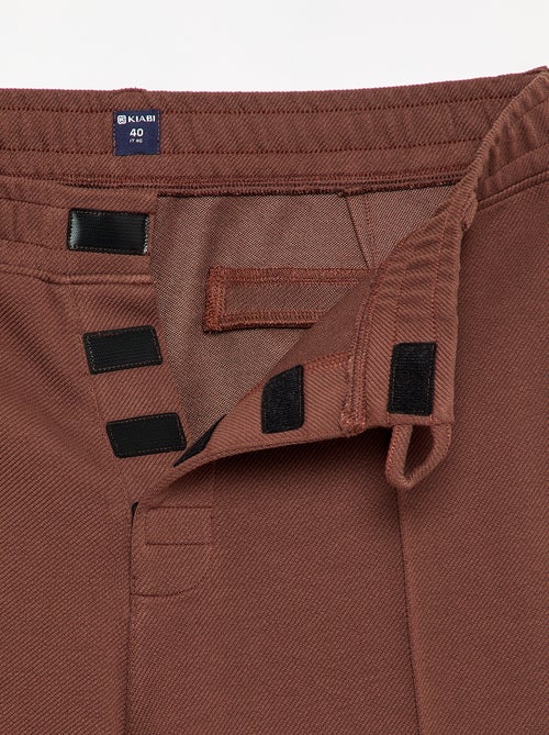 Chino regular uni - collection facile à enfiler - Kiabi