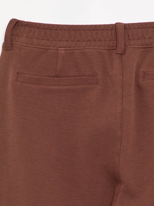Chino regular uni - collection facile à enfiler - Kiabi