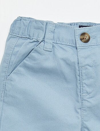Chino short met verstelbare taille