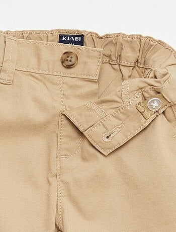 Chino short met verstelbare taille