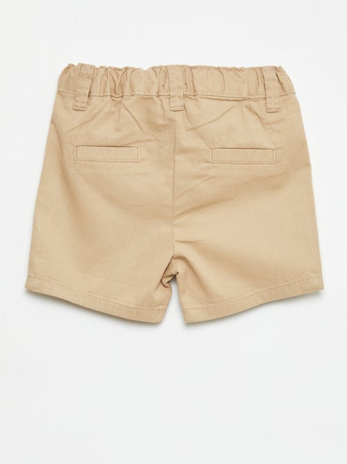 Chino short met verstelbare taille - Kiabi