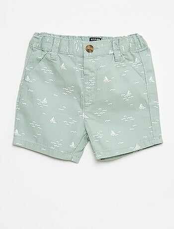 Chino short met verstelbare taille