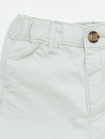Chino short met verstelbare taille