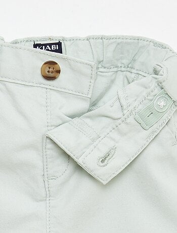 Chino short met verstelbare taille