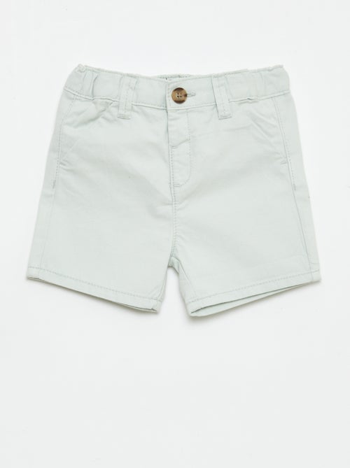 Chino short met verstelbare taille - Kiabi