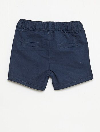 Chino short met verstelbare taille