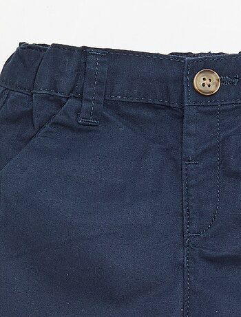 Chino short met verstelbare taille
