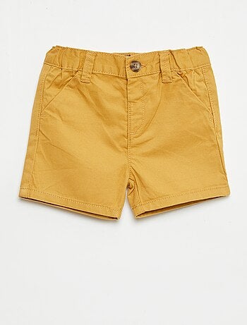 Chino short met verstelbare taille
